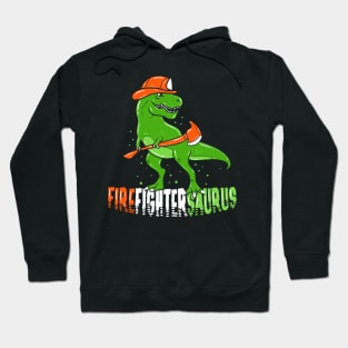 Firefighter Dinosaur design I Life Saver Firefightersaurus Hoodie